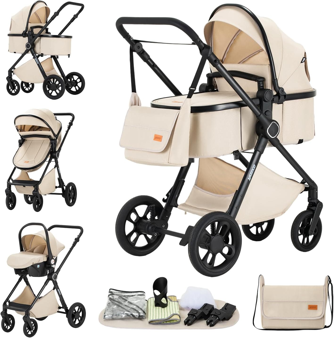 YAZOCO H2 carrito 3 en 1